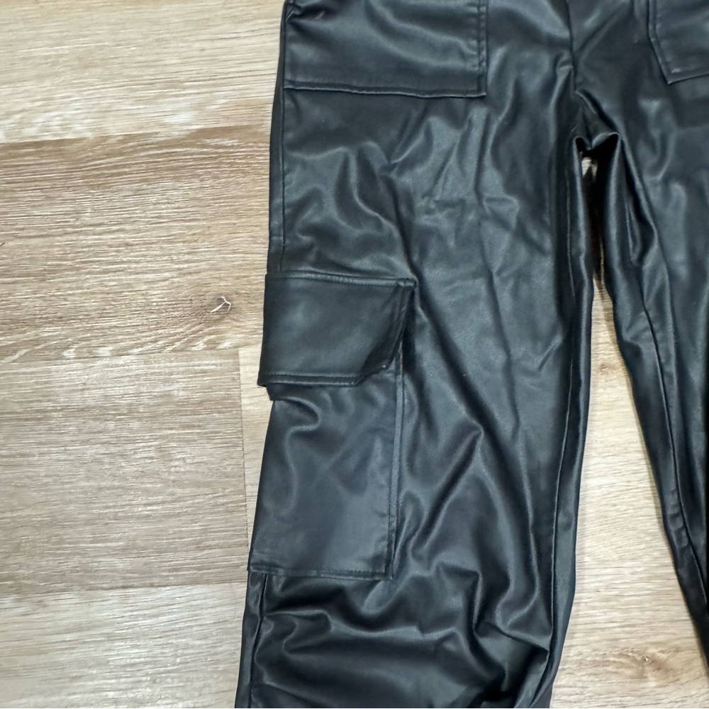 Pleather jumpsuit